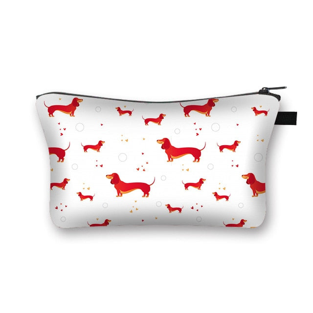 Dachshund Makeup Bag Travel Organizer Cosmetic Bag- Dachshund Shop.jpg