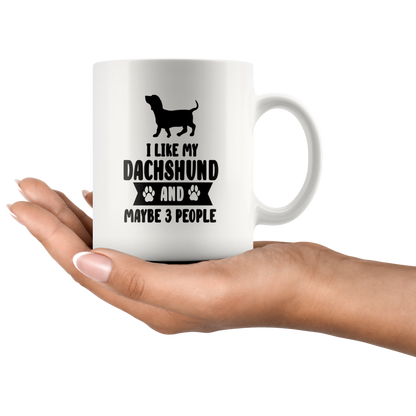 Me gusta mi Dachshund - Taza