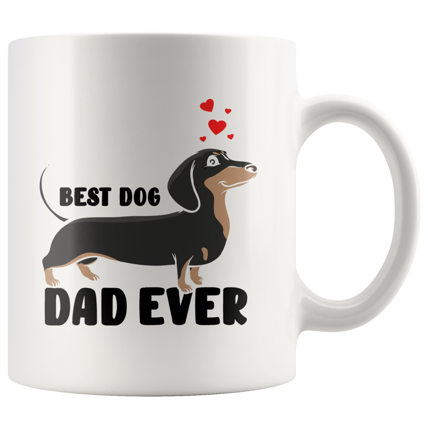 Mejor papá Dachshund - Taza